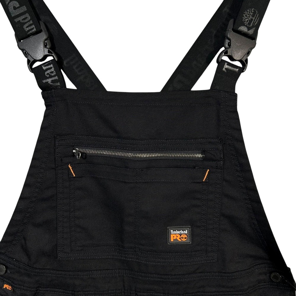 Timberland PRO Men's Ironhide Flex Bib Overalls Size XL (45X30")‎ Black Workwear - Picture 4 of 12